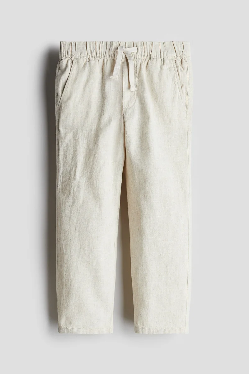 H&M Linen-blend trousers