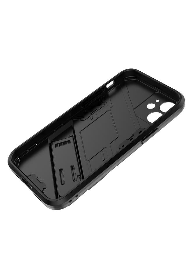 S-TOP Case For iPhone 12 mini Punk Armor 2 in 1 PC + TPU Shockproof Case with Invisible Holder - Image 4