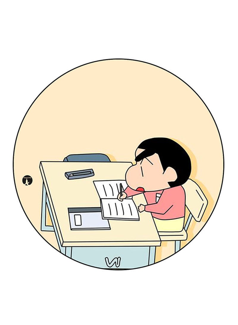Anime Shin Chan Printed Mouse Pad  Multicolour
