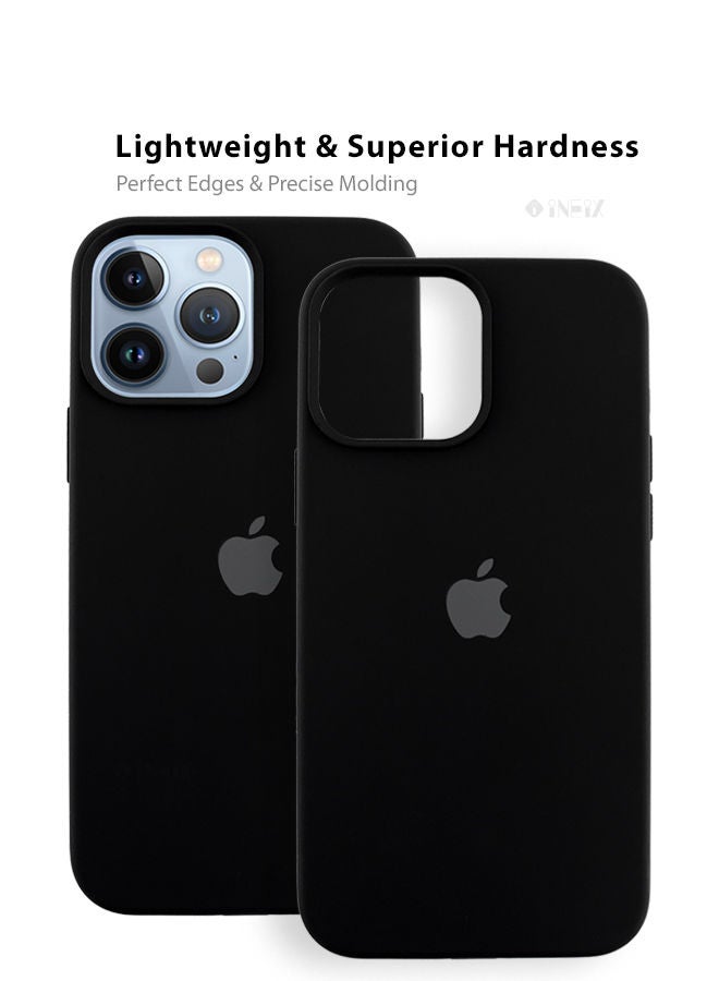 INEIX Logo Compatible Silicone Case Cover For Apple iPhone 13 Pro Max Black - Image 5