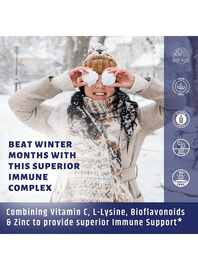 AgeImmune Vitamin C 1000mg Complex with L-Lysine 500mg, Zinc 12mg, Bioflavonoids 300mg. Doctor Formulated Magnesium Stearate Free Supplements for Healthy Immune System Support.(1) - Image 4