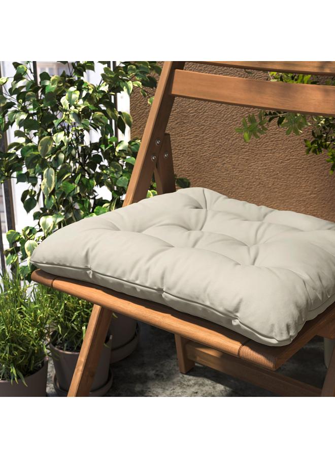 erorex Chair cushion, outdoor, light grey-beige, 44x44 cm - Image 3