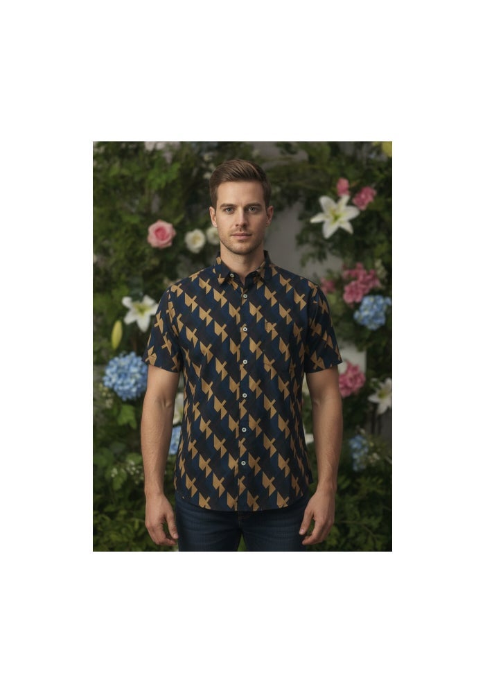 AMSWAN RAYON PRINTED SHIRT - Image 1