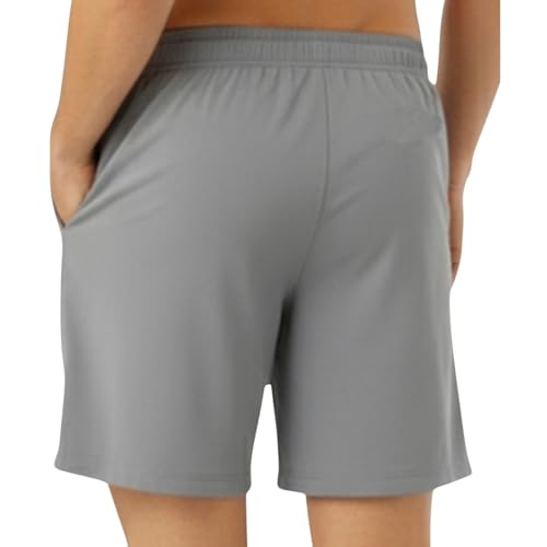NINQ Men’s Sports Shorts Pack of 3 | Men Half Pant & Sports Short for Men | Gym Wear, Casual Men Short with Elastic Waistband (in, Alpha, XL, Regular, L.Gry+BLK+D.Gry) - Image 5