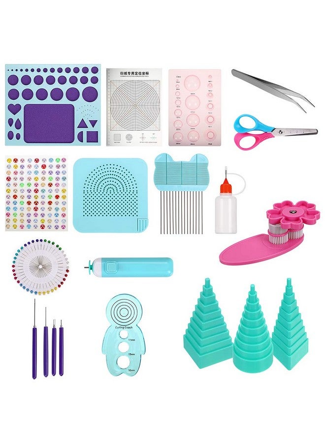 MDLUU Paper Quilling Kit with 1860 Strips and Quilling Tools and Storage Box, Paper Quilling Craft Great for DIY Learning Class, Home Decoration, Birthday Gift - Image 4
