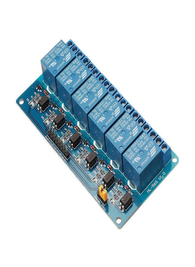 REES52 6 Channel 12V Relay Module Low Level Trigger With Optocoupler Isolation - 12V 6 Channel Relay Module - Image 4