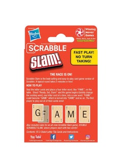 Winning Moves Winning Moves Games Scrabble Slam The Original 2000's Mega Hit Scrabble Card Game USA, Fast-Paced Card Game Version of Scrabble, for 2 to 4 Players, Ages 8+  - Image 2