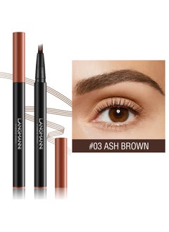LANGMANNI 02Eyebrow Pencil - Eye Makeup Brow Pen Liquid Pencil with 4 Micro-Fork Tip  - Image 2