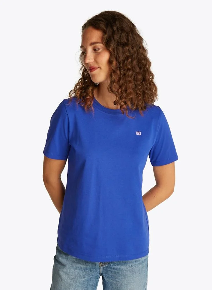 تومي هيلفيغر Logo Crew Neck T-Shirt