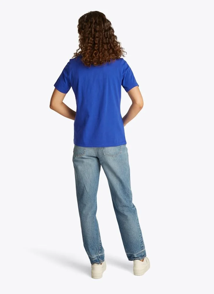 تومي هيلفيغر Logo Crew Neck T-Shirt
