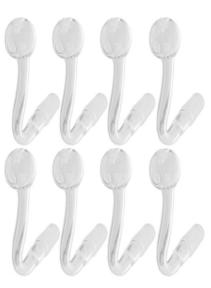 سَهْل تِك مجموعة أنابيب فلتر الحوض - 8 قطع أنابيب دخول زجاجية 14 مم ومزيل شوائب سطحي لحقائب الأسماك، ملحقات تنسيق أحواض النباتات المائية - Image 1