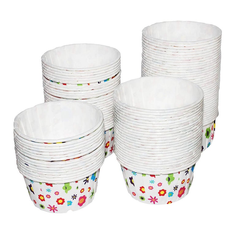 JADES Paper Baking Cups Set of 50 PCS Multi Flower - Image 3