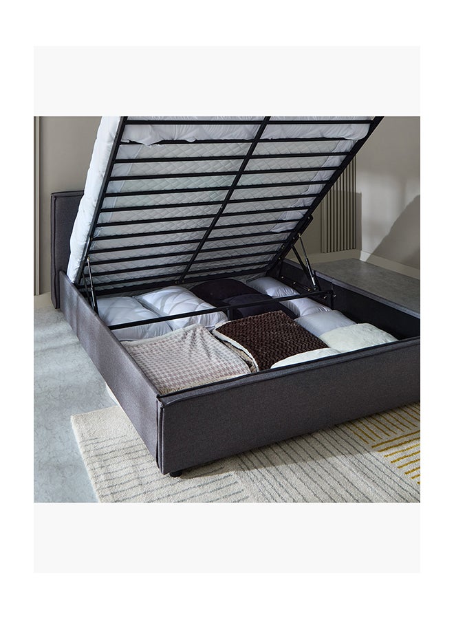 Home Box Kulltorp Queen Upholstered Hydraulic Bed 225 x 85 x 172 cm - Image 4