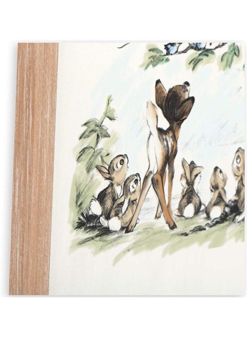 Open Road Brands Bambi Framed Wall Decor - Love is a Song That Never Ends - Classic Bambi Wall Art for Home Decorating - Image 3