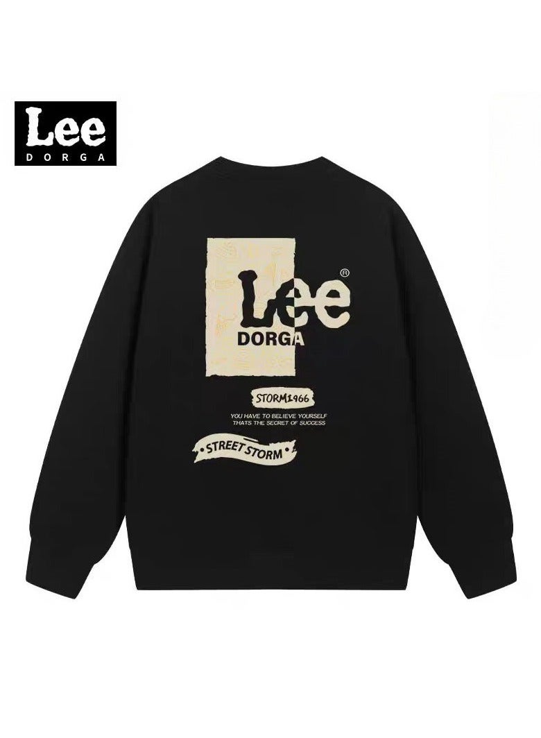 LEE Lee Brand Hoodie Loose Casual Round Neck Long Sleeved Hoodie  - Image 1