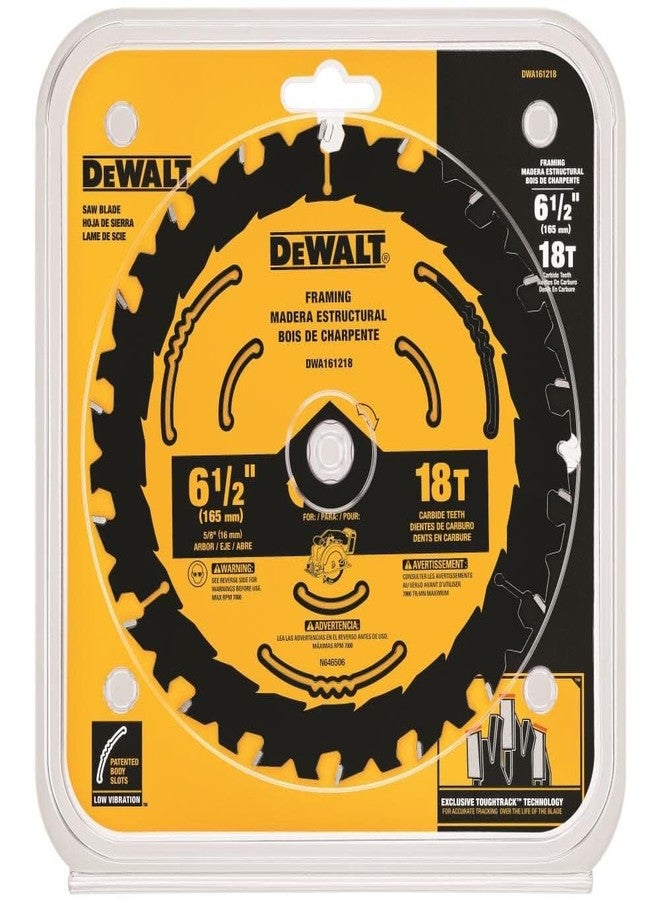 DEWALT Circular Saw Blade, 6 1/2 Inch, 18 Tooth, Framing (DWA161218) - Image 4