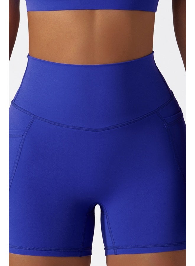 KAWN.YOGA KAWN YOGA Womens High Waist Contour Seamless Workout Sport Yoga Shorts Tummy Control With Pockets. - Image 2