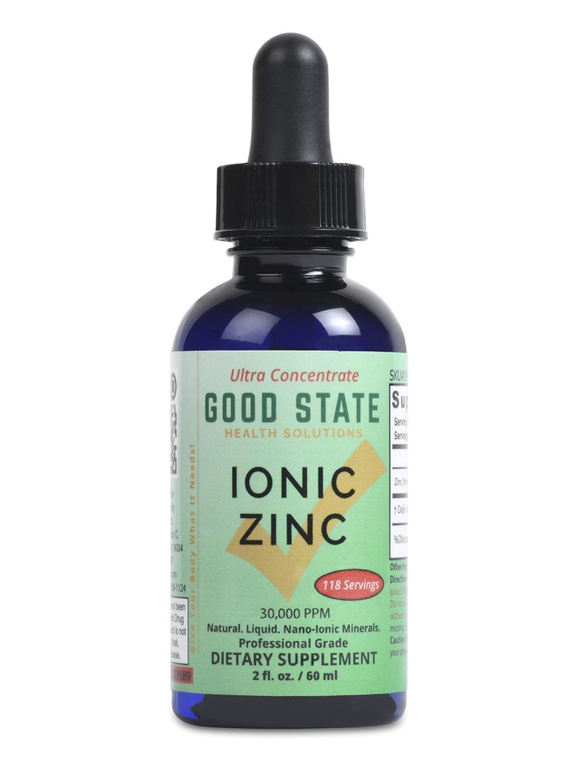Good State - Ionic Liquid Zinc Ultra Concentrate Dietry Supplement 2 fl oz - Image 1