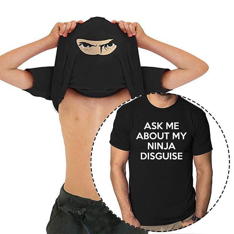 Funny English Letter Pattern Round Neck Short Sleeve T-Shirt Jacket T-Shirt - Image 2