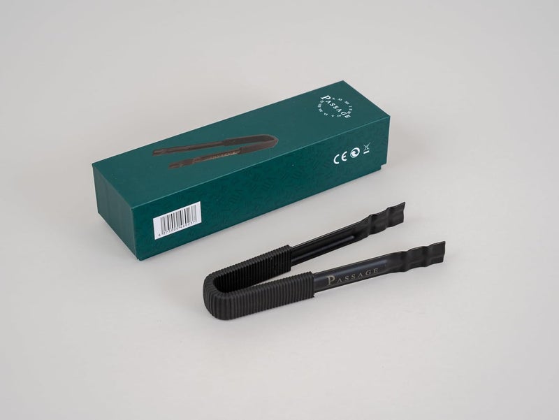 PASSAGE Tong for Bukhor and Charcoal Briquets - Heat-Resistant, Precision Grip - Ideal for Handling Hot Coals (BLACK) - Image 3