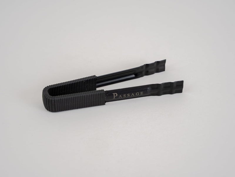 PASSAGE Tong for Bukhor and Charcoal Briquets - Heat-Resistant, Precision Grip - Ideal for Handling Hot Coals (BLACK) - Image 2