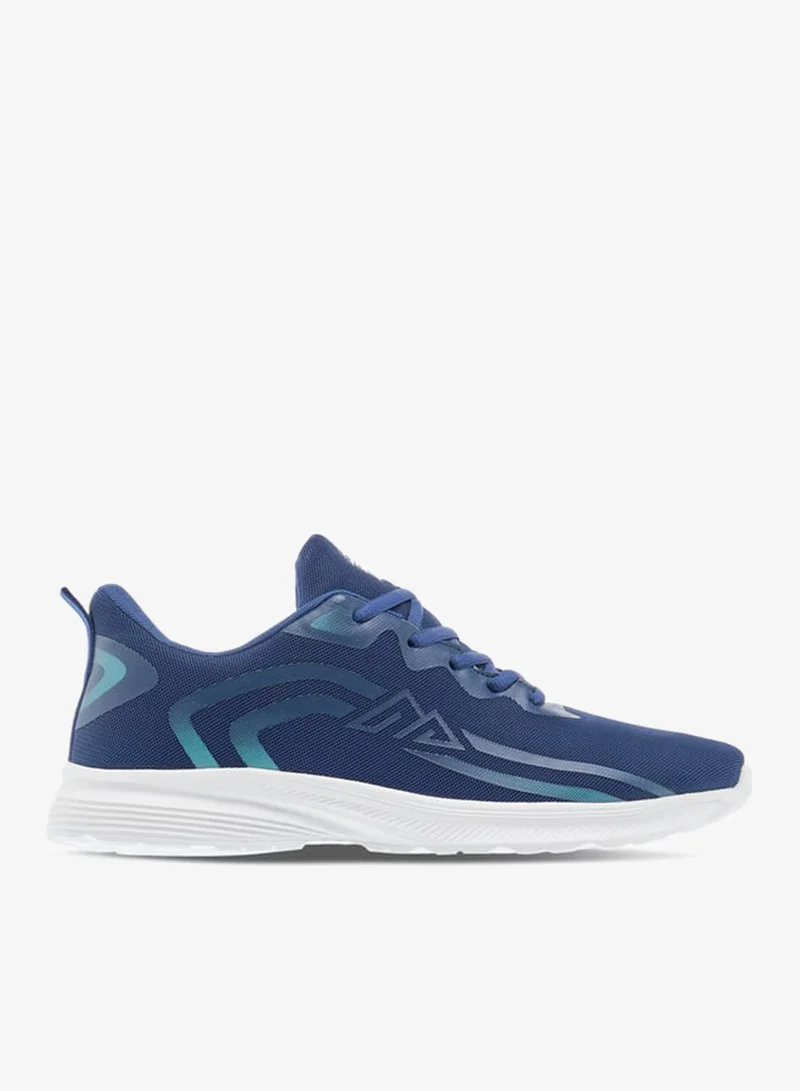 Men Logo Detail Sports Shoes with Lace-Up Closure