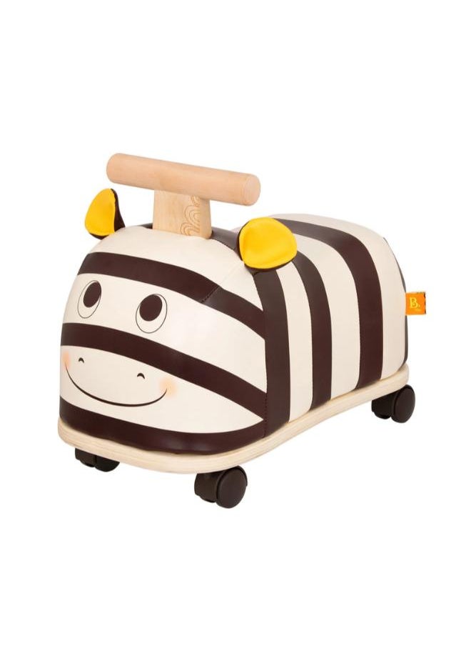 B. Toys Wooden zebra-shaped children’s wheel  - Image 1