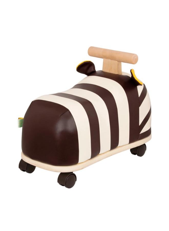 B. Toys Wooden zebra-shaped children’s wheel  - Image 4