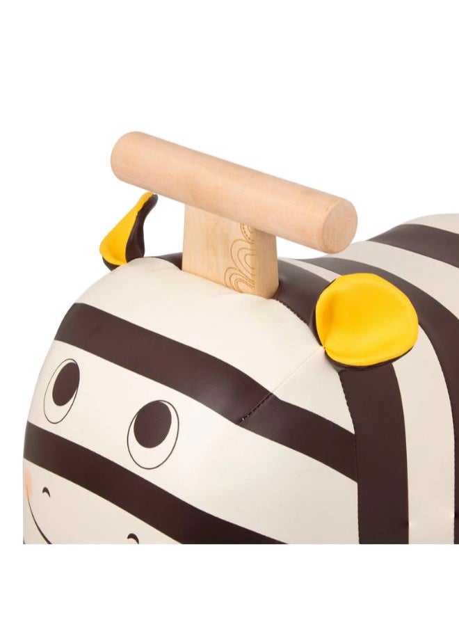 B. Toys Wooden zebra-shaped children’s wheel  - Image 2
