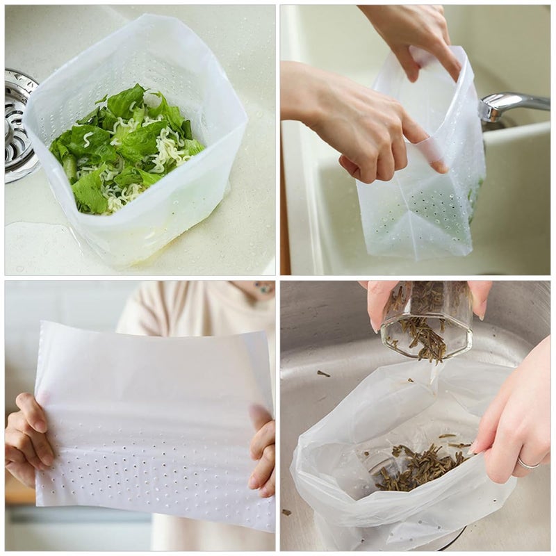 90 Pcs Kitchen Sink Filter Bags Self Standing Food Waste Drainer Thickened Disposable - Image 5