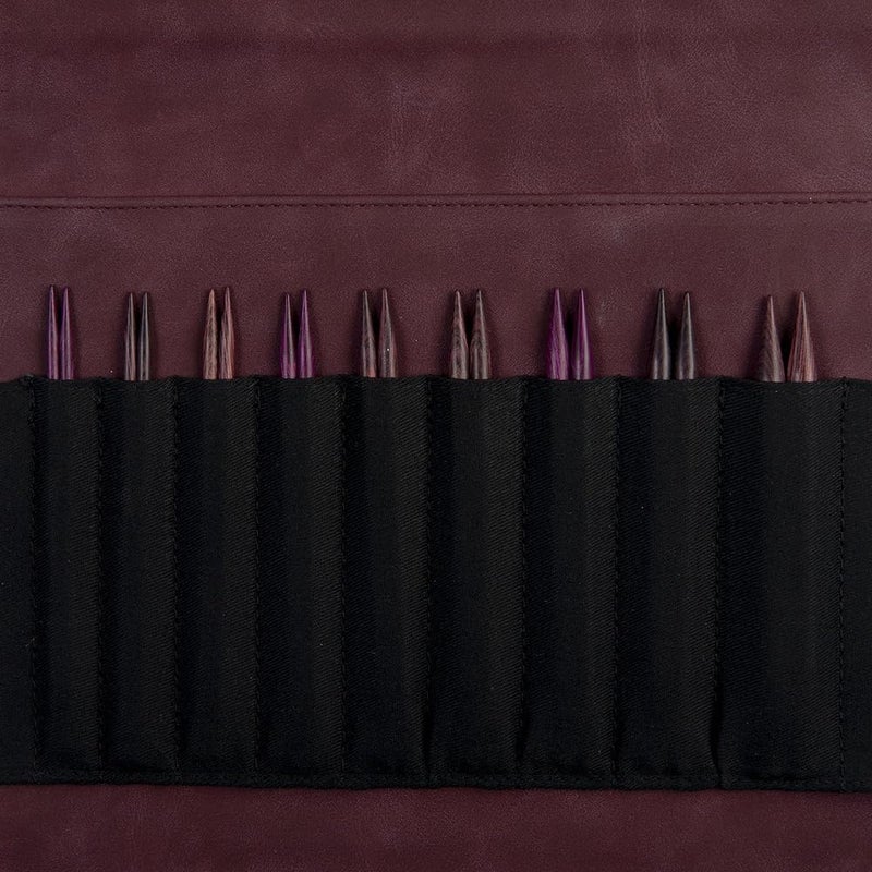 KnitPicks Knit Picks Options Wood Interchangeable Knitting Needle Set with Case and Stitch Markers (Royal Purple) - Image 5
