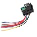 Weasch 12V 3 Way Fuse Relay Kit 5 Pin SPDT 40A Heavy Duty 12 AWG Copper Wires with 1 Relay and 3 x ATCATO Blade Fuses for Cars Truck Marine Boat Jeep 1 - Image 2