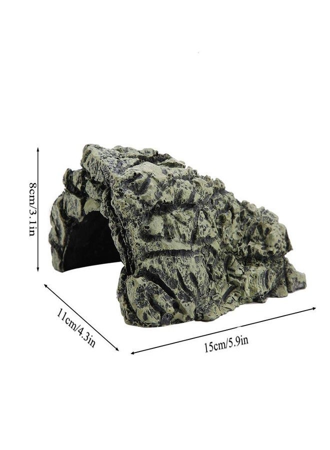 DEWIN Aquarium Large Cave - Reptile Hiding Spot, Fish Turtles Basking Hide Decoration Ornament for Home Office (Large) - Image 5
