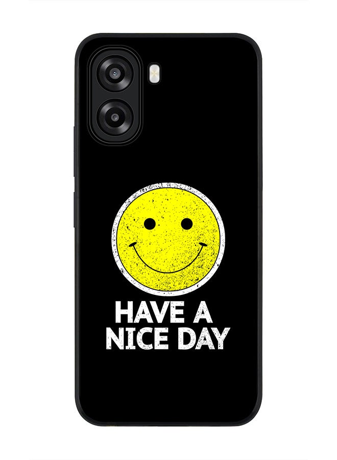 Stylizedd For Oppo A6t 5G / A6t 4G Case,Slim fit Camera Protection, Shockproof Thin Phone cover  - Have a nice day - Image 1