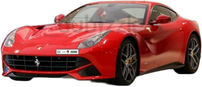 ETAVA Sport Car Number Plate License Frame Set – Mini & Long Size Decorative Plate Cover | Luxurious Premium Look | Universal Fit for UAE Vehicles | Set of 2 (31 × 10 cm + 53 × 13 cm) إطار لوحة سيارة - Image 3