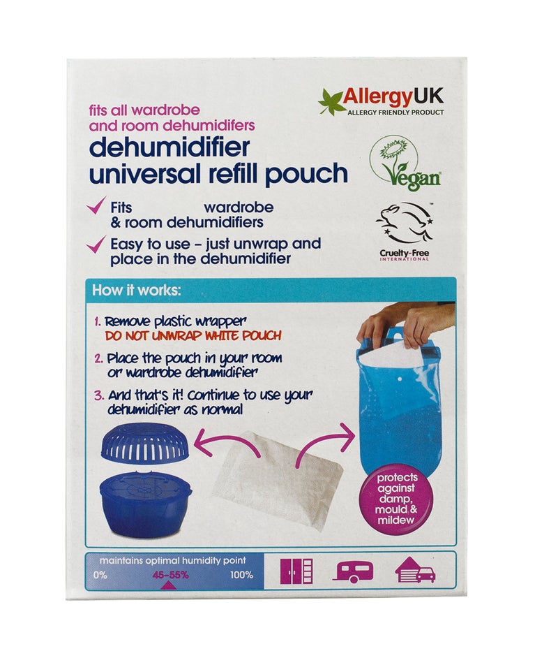 Ecozone Universal Dehumidifier Refill Pouch, Fits all Humid.net dehumidifiers, Lasts Up To 3 Months - Image 2