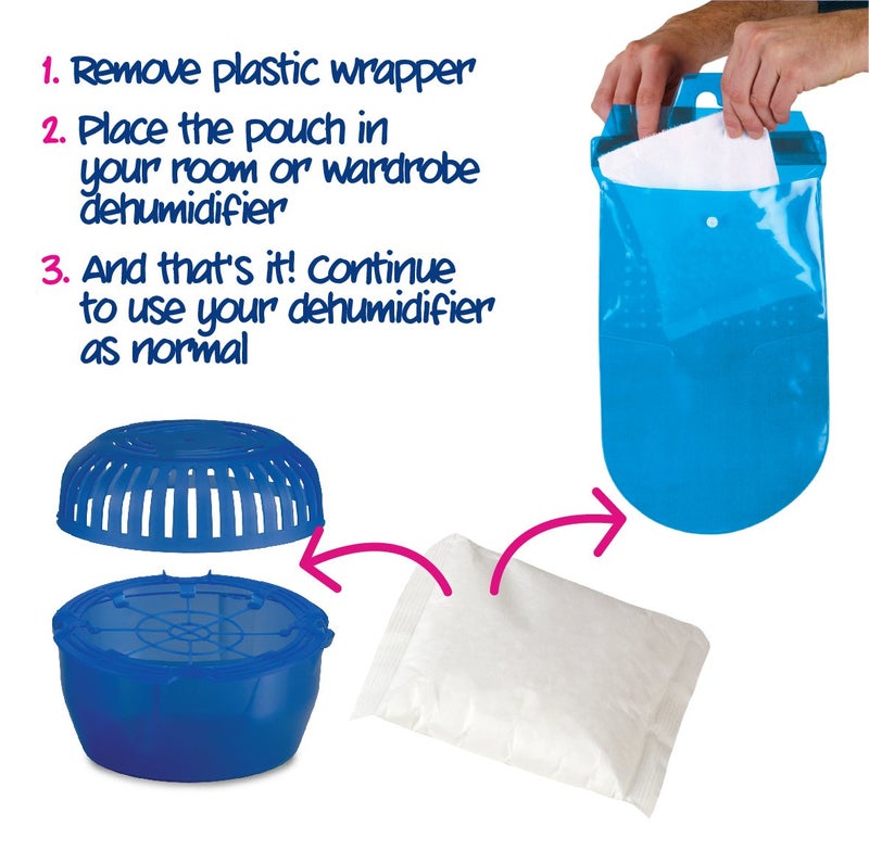 Ecozone Universal Dehumidifier Refill Pouch, Fits all Humid.net dehumidifiers, Lasts Up To 3 Months - Image 5