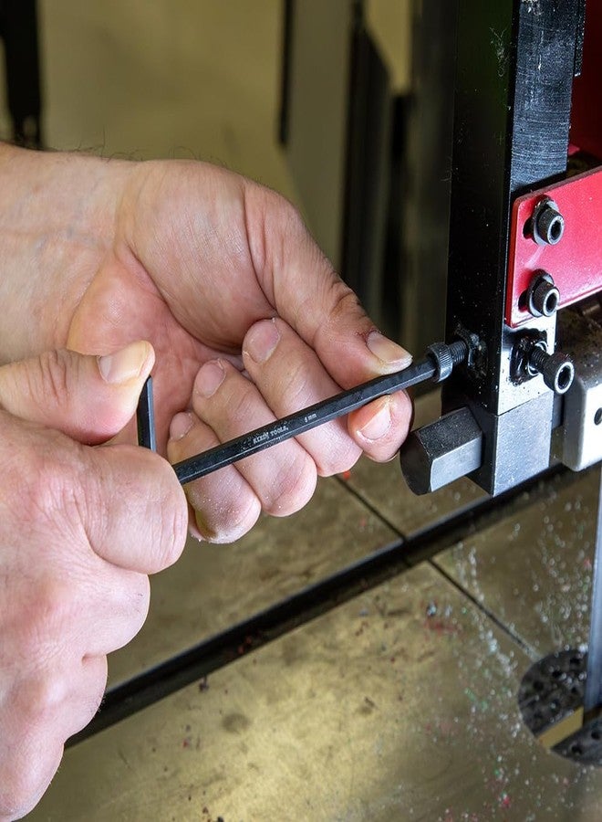 Klein Tools LS10M 10-Key Metric Hex Key Caddy Set, Long Reach Keys, Sizes 1.5 to 10mm, Heat-Treated, Black Phosphate - Image 3