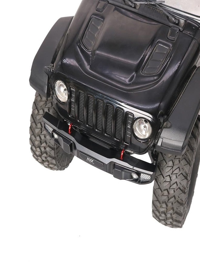 KYX Racing CNC Aluminum Front Bumper Upgrades Parts Accessories for 1/10 RC Crawler Car Axial SCX10 II SCX10 III - Image 5