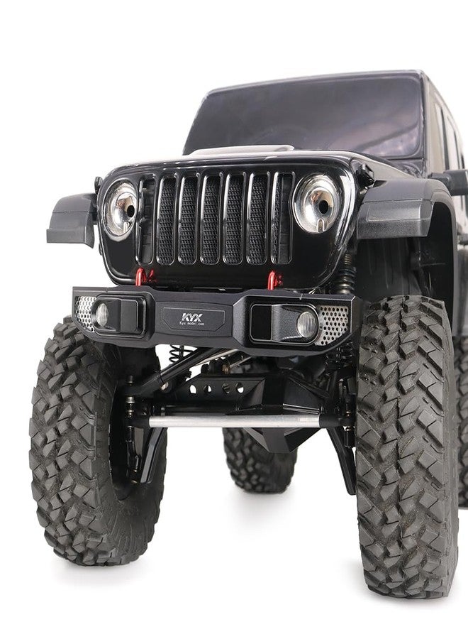 KYX Racing CNC Aluminum Front Bumper Upgrades Parts Accessories for 1/10 RC Crawler Car Axial SCX10 II SCX10 III - Image 2