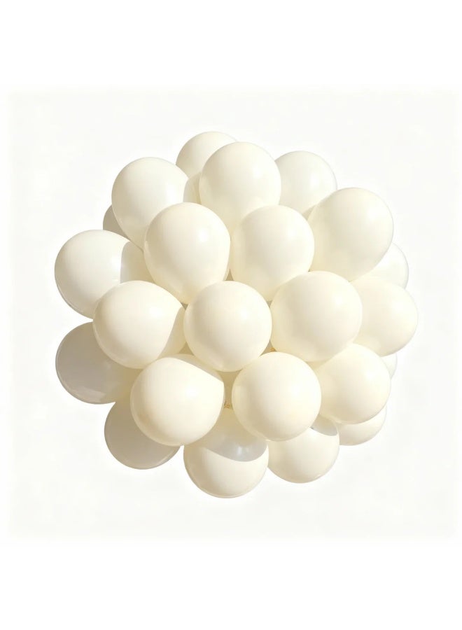 Toys GCC Ivory White Latex Balloons 12 Inch | Thick Non-Transparent Finish | Helium Floating & Air Display | Wedding Arch, Party Backdrop, Event Decoration (20 Pack) - Image 5