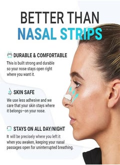 HAVEN Anti-snoring nose patch，Snoring Solution for Comfortable and Quieter Sleep Effective to Relieve Snoring，Anti Snoring Device Suitable for Hotels Homes Business Travel (black-15pcs)  - Image 3