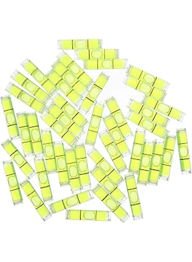 50Pcs Mini Cylindrical Bubble Levels 8X35mm Horizontal Rulers Levelling Accessories - Image 1