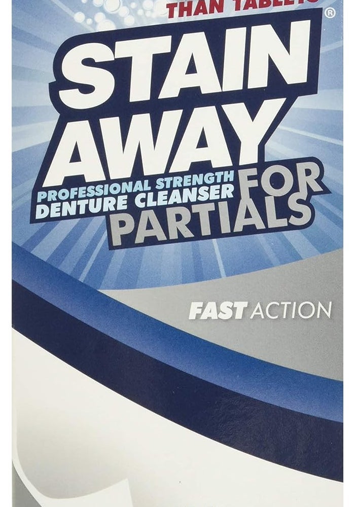 Stain-Away Professional Strength Denture Cleanser for Partials, 8.4 Ounce - Image 2