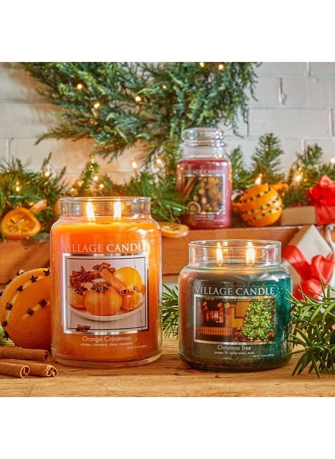 Village Candle - Village Candle Orange Cinnamon Small - Image 1
