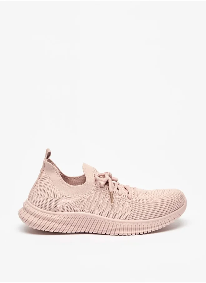 Oaklan by Shoexpress Women's Mesh Detail Sports Shoes with Lace-Up Closure