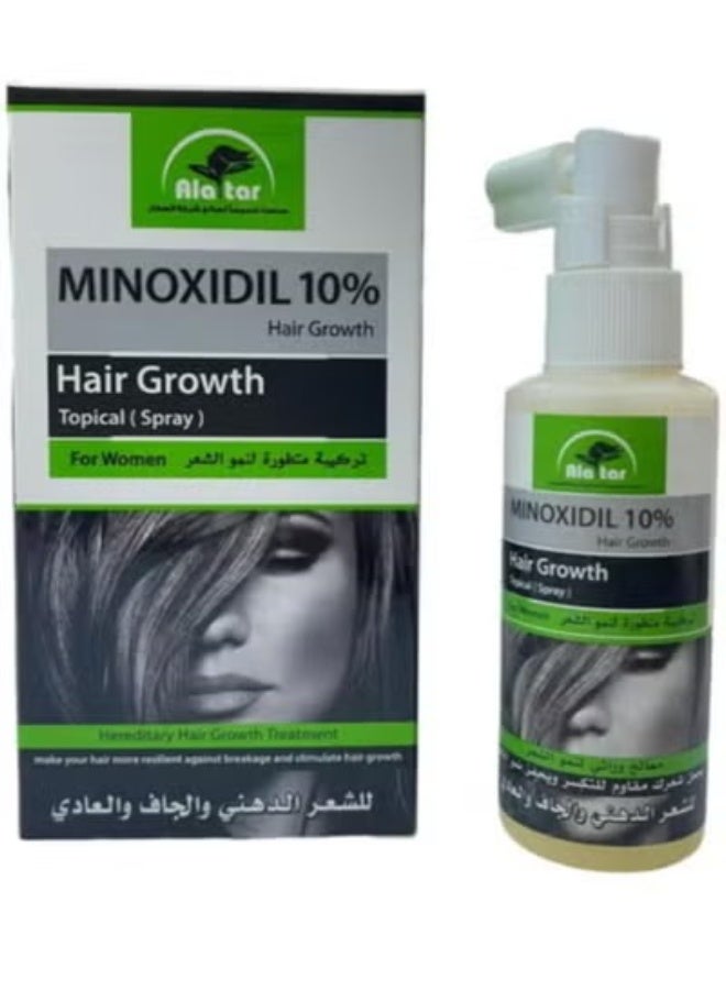 Minoxidil 10 % Hair Growth Topical Hair Spray 65 ML