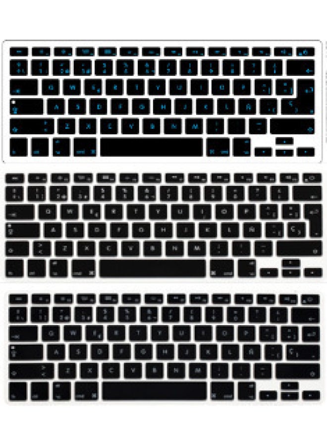 Apple Keyboard Film Apple Macbook 13.0/15inch AIR PRO Notebook Spanish Keyboard Film-Color:Yellow-Size:13.0/15inch European Version Of Spanish