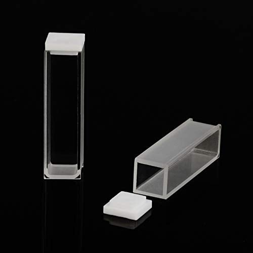 StonyLab 2-Pack Quartz Cuvette, Spectrophotometer Cuvettes 10mm Path Length, 45mm Height, 3.5ml Capacity - Image 5