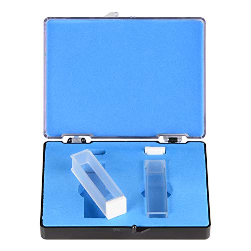 StonyLab 2-Pack Quartz Cuvette, Spectrophotometer Cuvettes 10mm Path Length, 45mm Height, 3.5ml Capacity - Image 4